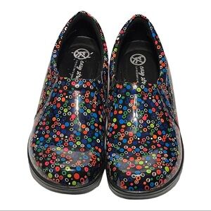 Easy Street 7.5M Fireworks Clog Ortho Comfort Slip-Resistant Slip-On Nurse Shoe